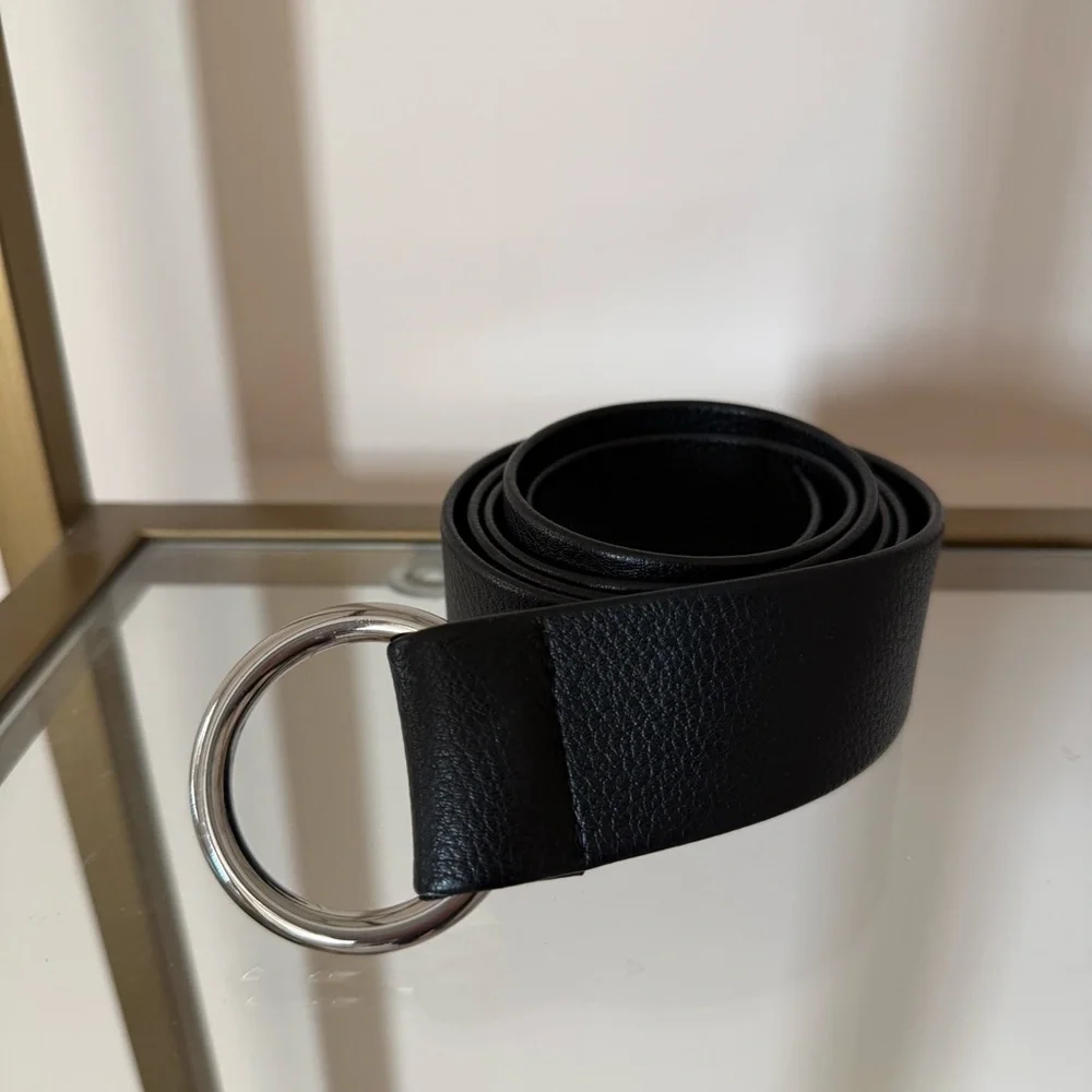 B-Low the belt black and silver ring belt - Picture 2 of 4